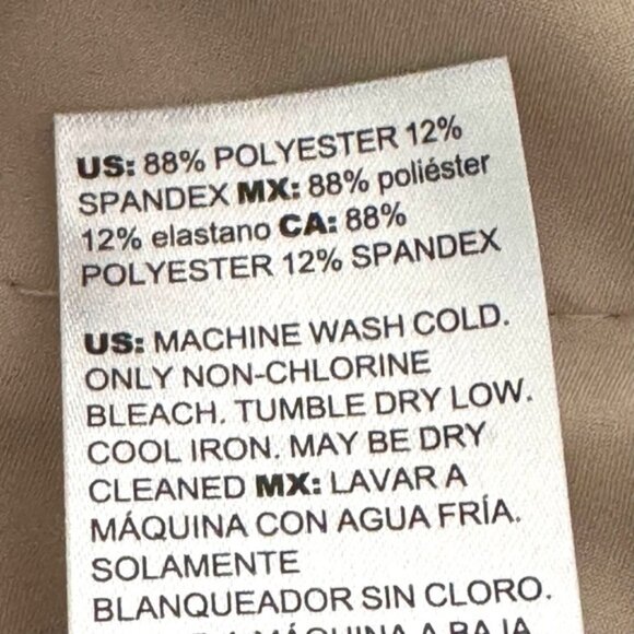 WHBM® Size 12 Luna Wide Leg Trousers in Biscotti Polyester-Spandex NEW - Picture 11 of 11